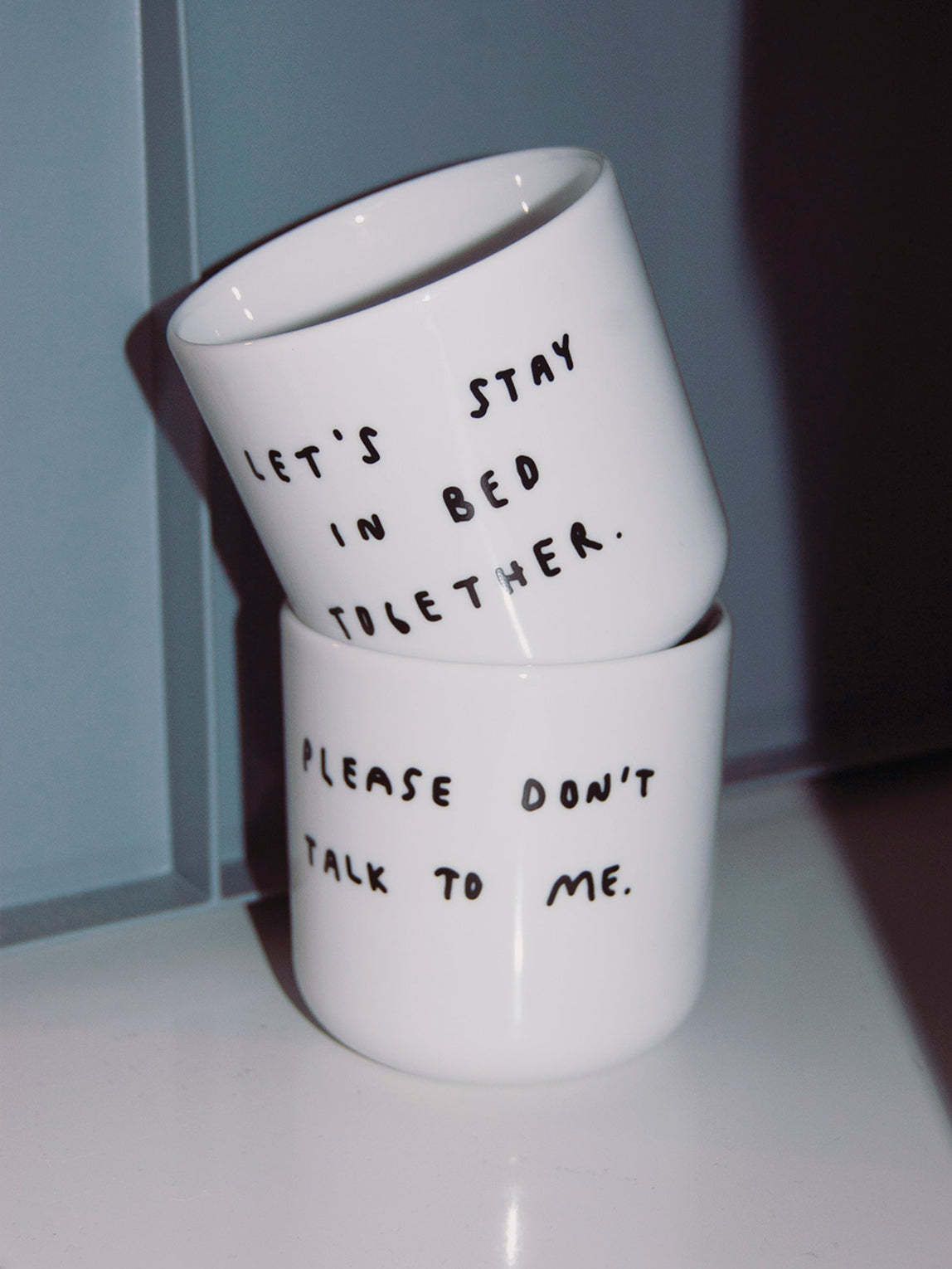 cup - let‘s stay in bed together - Johanna Schwarzer