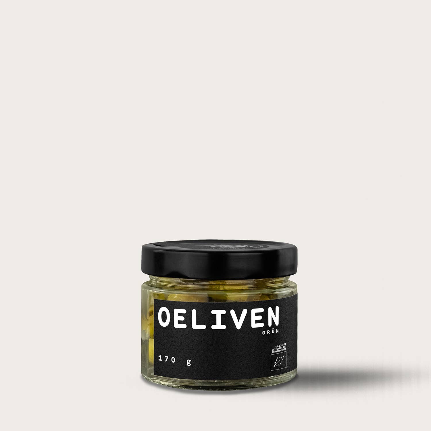 OELiven Grün 170 g - Bio Oliven mit Kräutern und Knoblauch