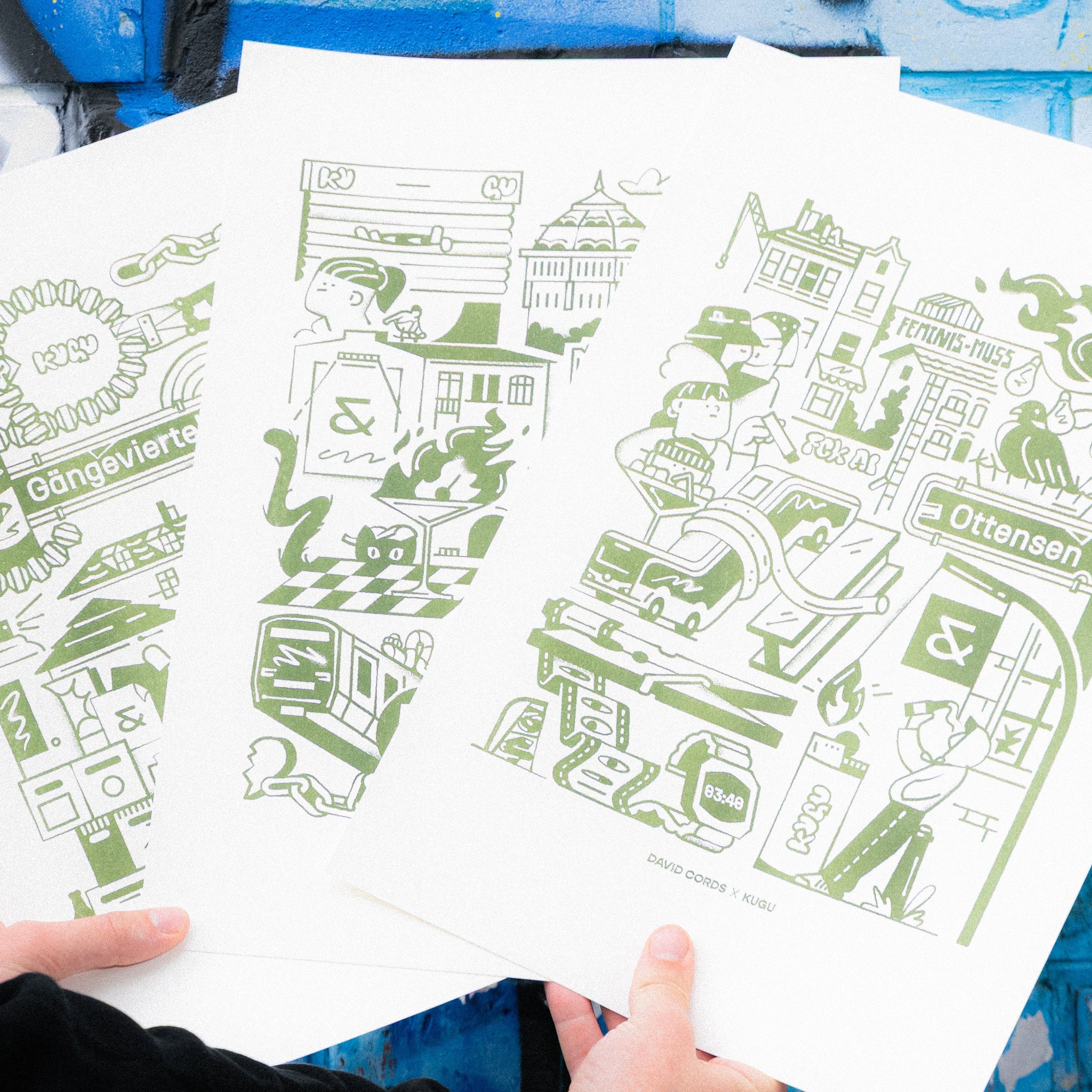A3 Ottensen Print - by David Cords
