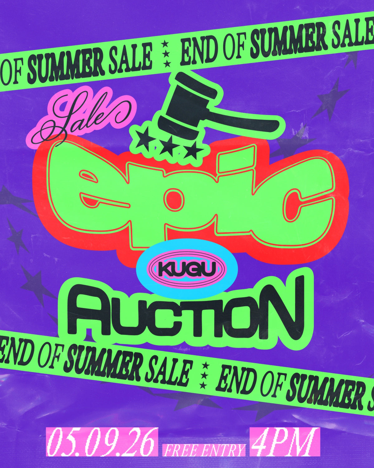 Epic Auction Surprise Seats 05.09.