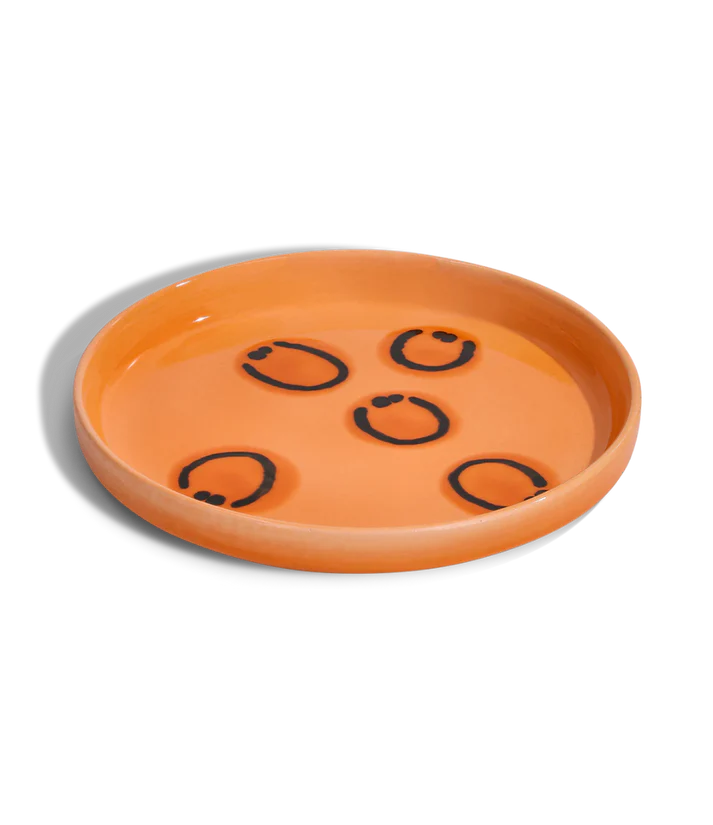 Baby Plate Kawaii - Orange Smile