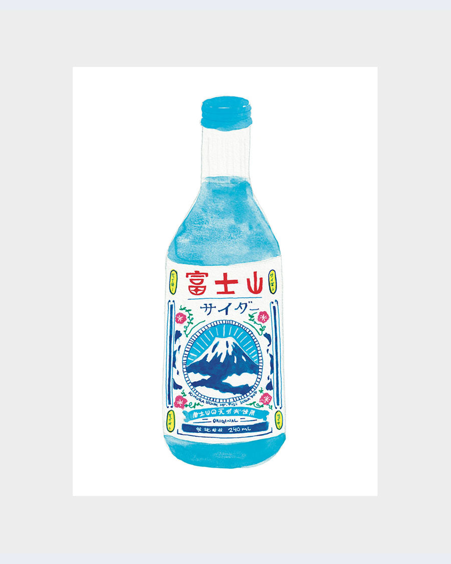 Soda Pop Mt. Fuji A3 by @meypec