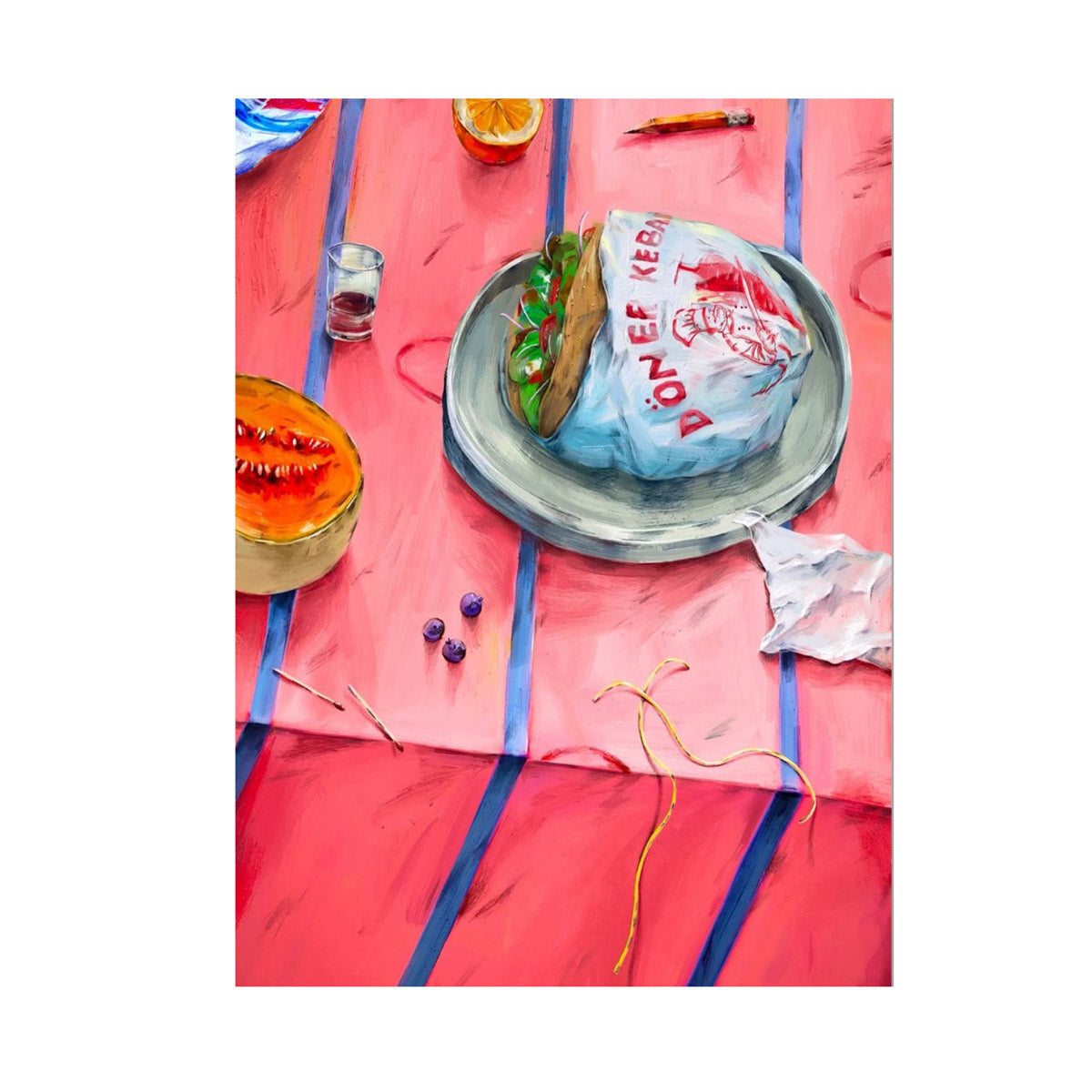 A4 Döner Kebap Poster - by Natascha Baumgärtner