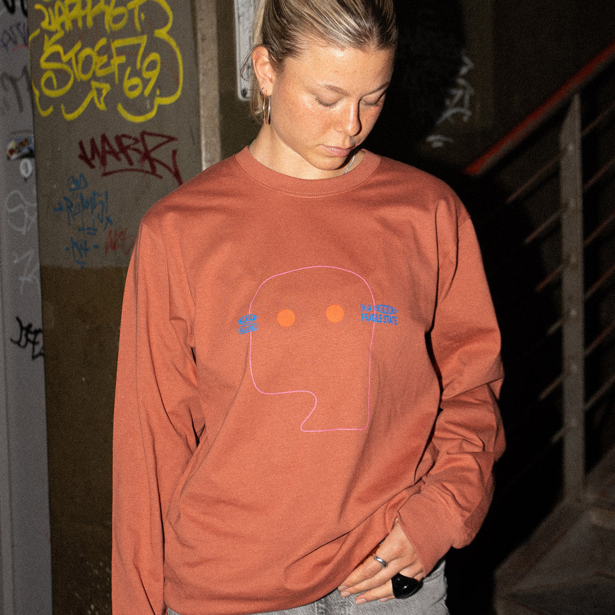 In a fragile state Longsleeve - KUGUxG.A.B.E
