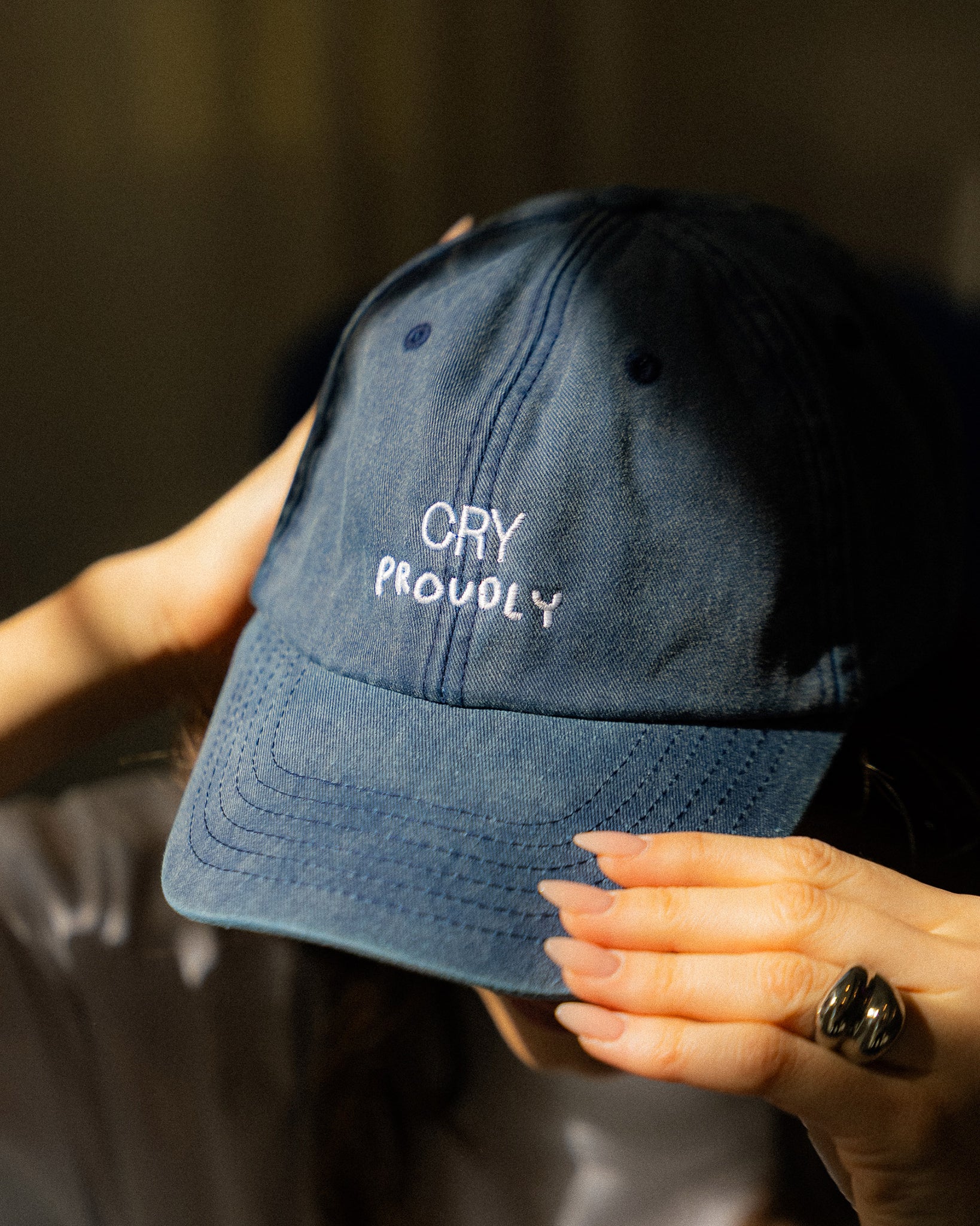 CRY PROUDLY Cap - by Patti Stebel