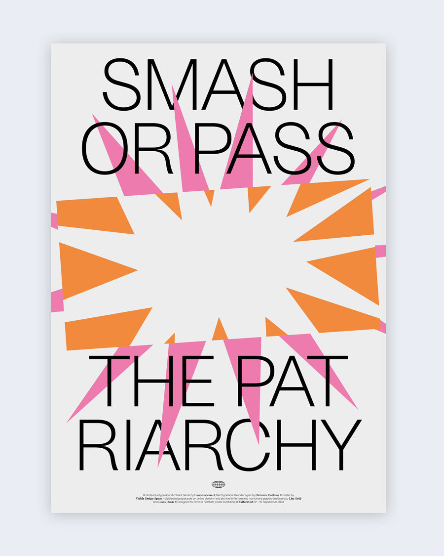 POSTER SMASH OR PASS BY visibledesignspace