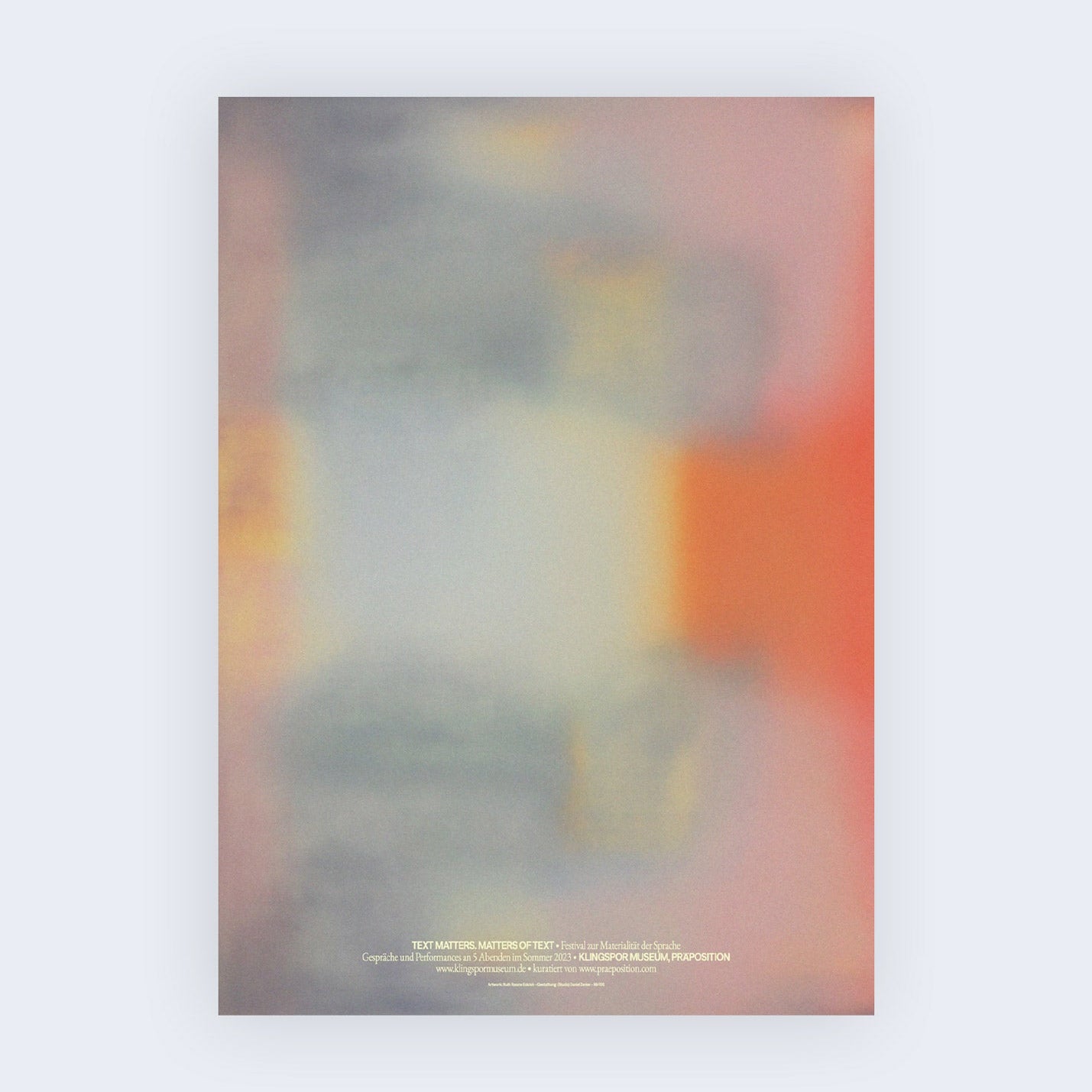 A1 Text Matters: Matters of Text 2023 - by PRÄPOSITION