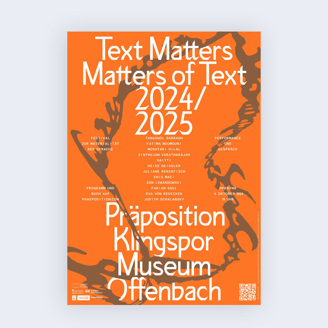 A1 Text Matters: Matters of Text 2024/25 - by PRÄPOSITION