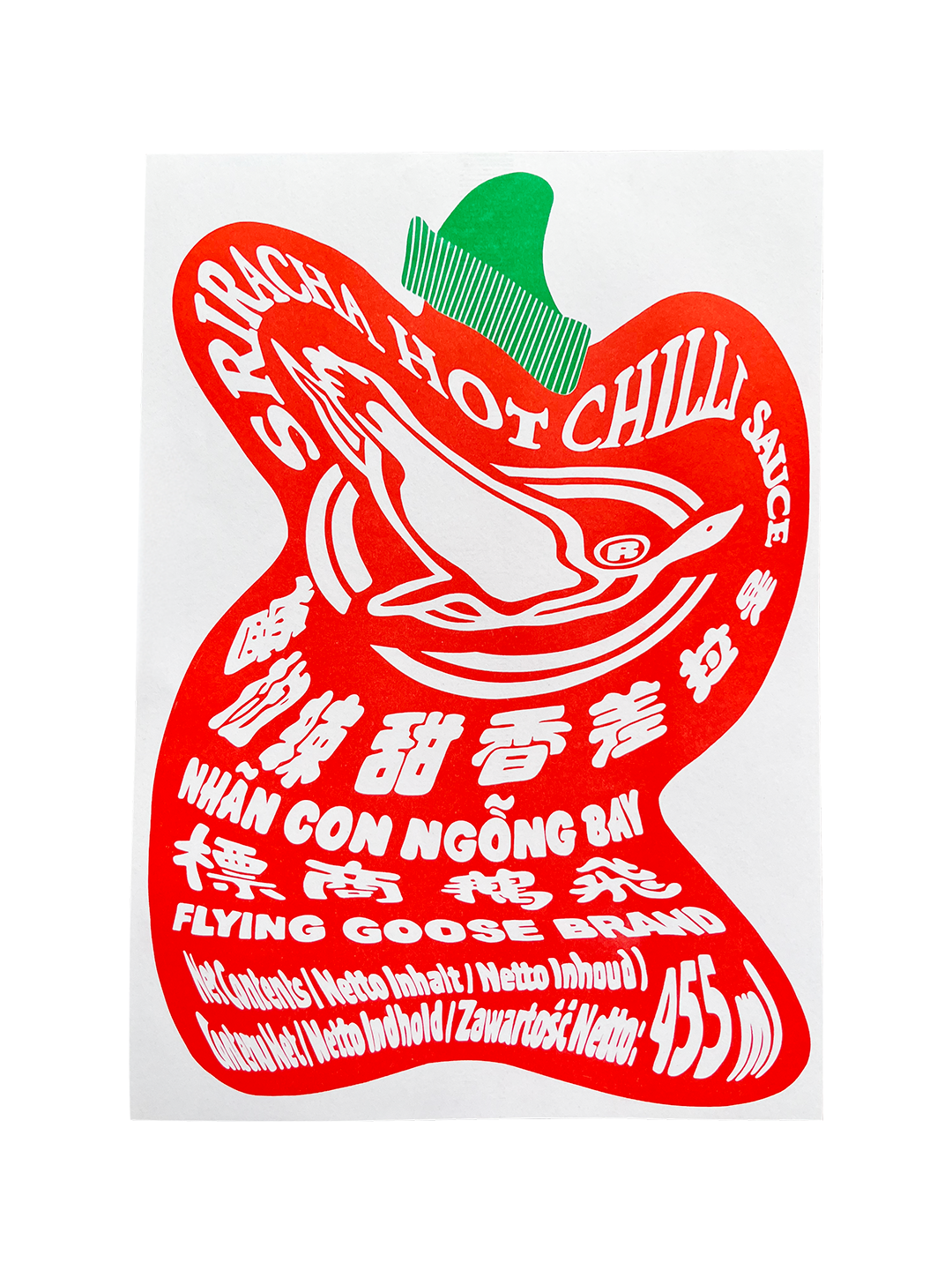 A3 Sriracha Risodruck - by Maria Knaub