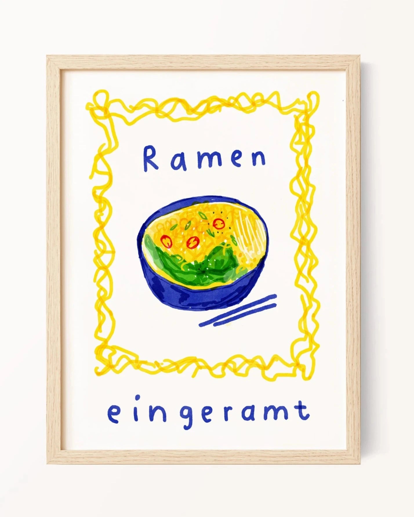 A4 Ramen eingeramt - by finallyfoundagoodusername